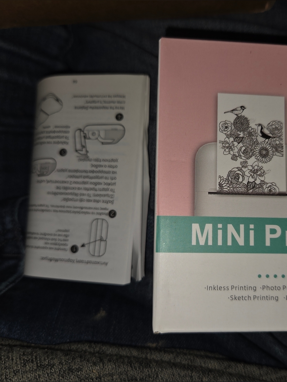Mini Printer NIB W Accessories